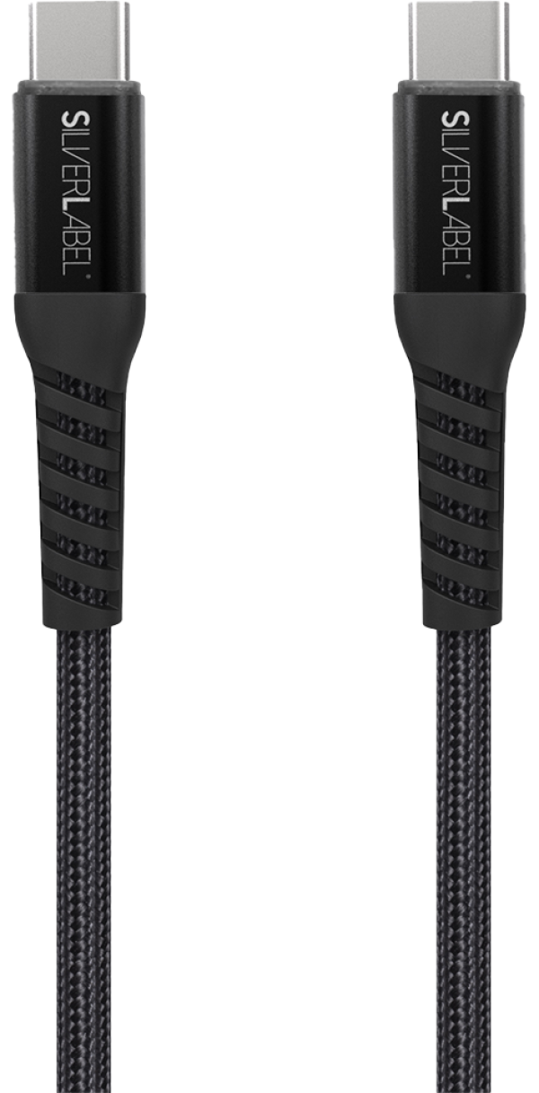 SilverLabel 1m Magnetic USB-C Cable Black