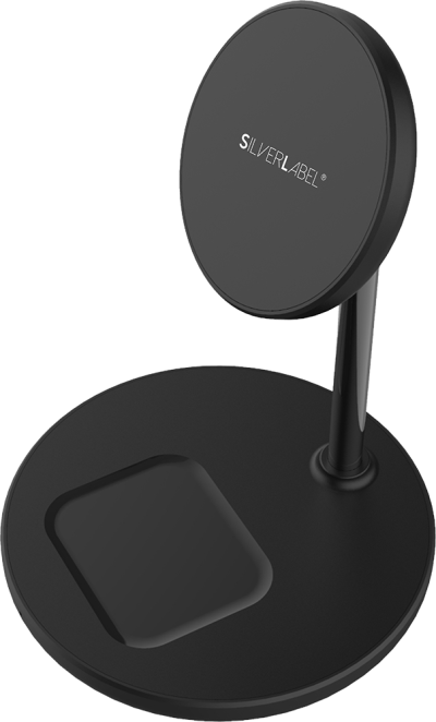 2 in 1 Charging stand Black (Back)
