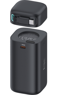 SilverLabel 3-in-1 Charger Powerbank and Snap-on Cable Bund