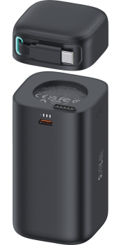 SilverLabel 3-in-1 Charger Powerbank and Snap-on Cable Bund