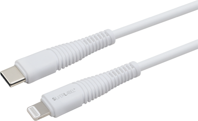 3m USB-C to Lighting Cable White (Back)
