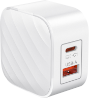 SilverLabel Dual Port Travel Plug