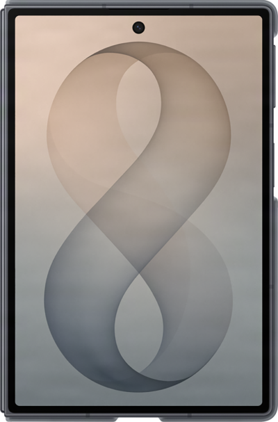 Silicone Magnet Case for Galaxy Z Fold8?- Graphite (Back)