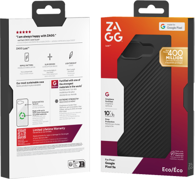 Luxe Case for Pixel 9A- Black (Back)