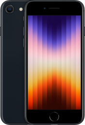 iPhone SE (3rd Gen) 128GB Midnight (Front)