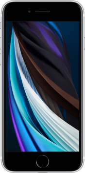  iPhone SE (2nd Gen) 64GB White Refurbished (Front)