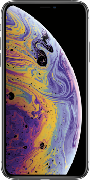 iPhone XS 64GB Silver Refurbished (Front)
