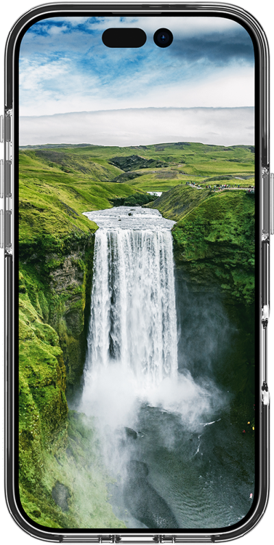 Iceland Ultra D3O - iPhone 17 - Clear (Front)