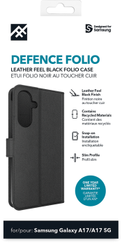 Defence A17 Folio Case - Black