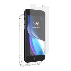 Defence Case and Glass Screen Protector Bundle for iPhone SE