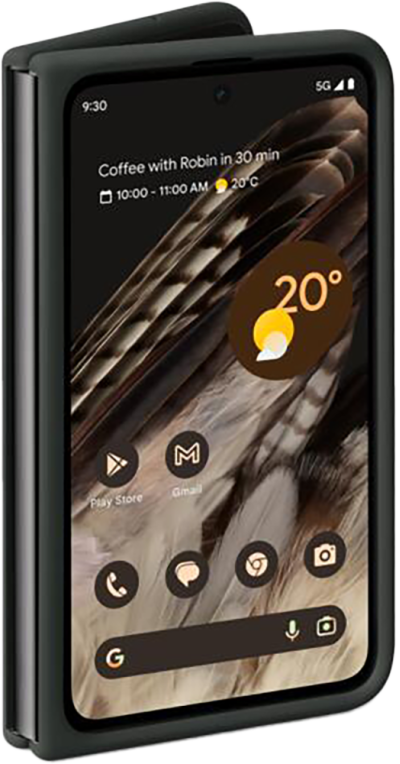 Pixel Fold Case Black (Front)