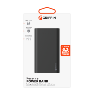 Griffin 15,000mAh Powerbank BLACK