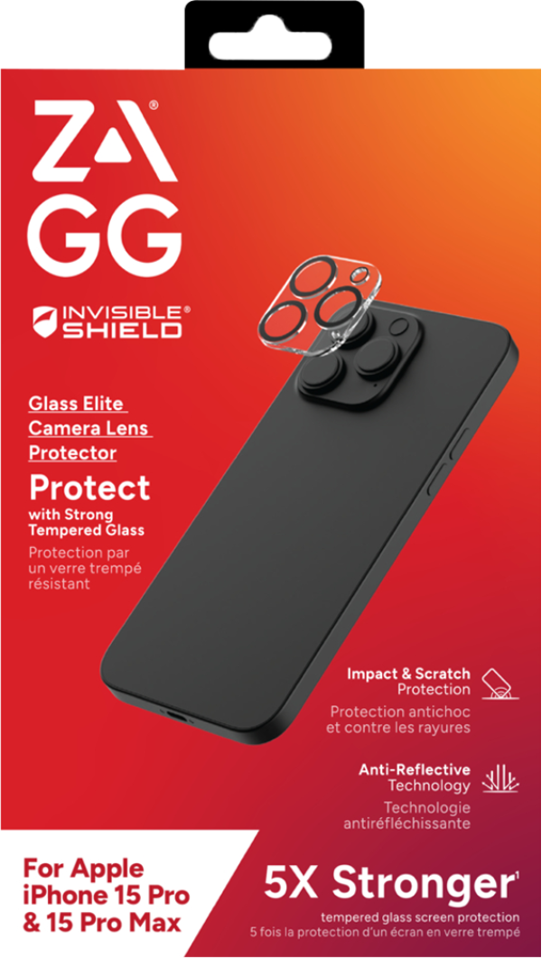 InvisibleSHIELD Camera Protector for iPhone 15 Pro Max