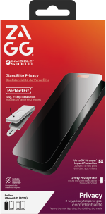 InvisibleSHIELD Glass Elite Privacy for iPhone 17