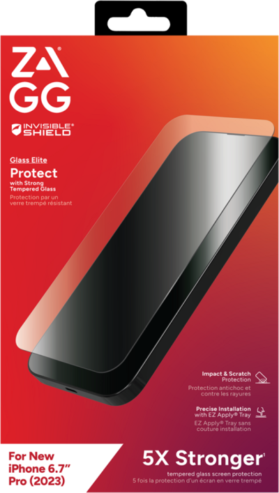 Glass Elite Screen Protector for iPhone 15 Pro Max (Front)