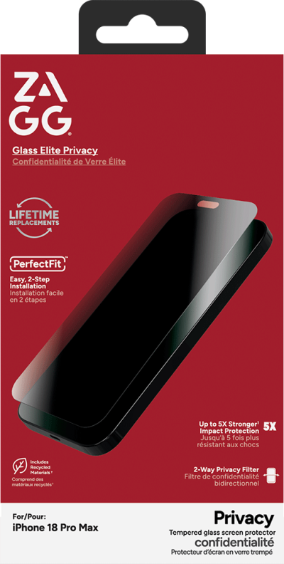 Privacy for iPhone 18 Pro Max (Front)