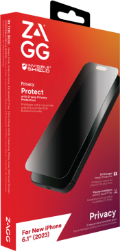 InvisibleShield Privacy Glass Screen Protector for iPhone 15