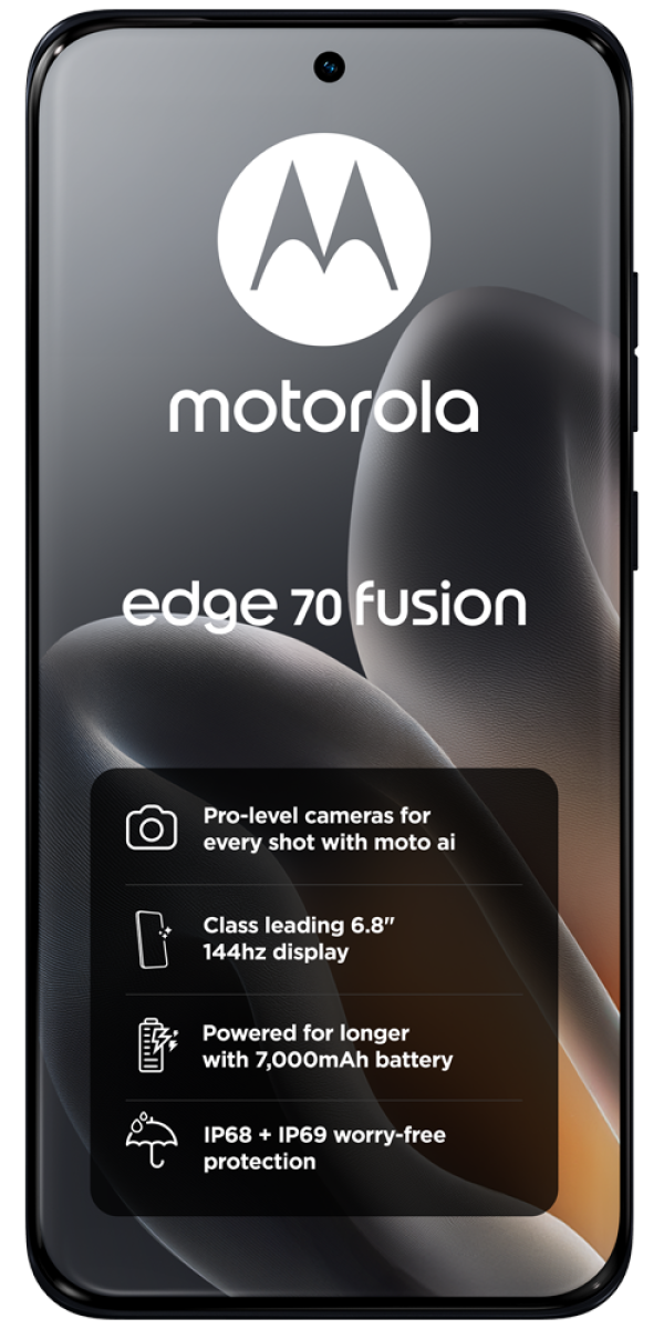 Motorola Edge 70 Fusion 256GB Silhouette
