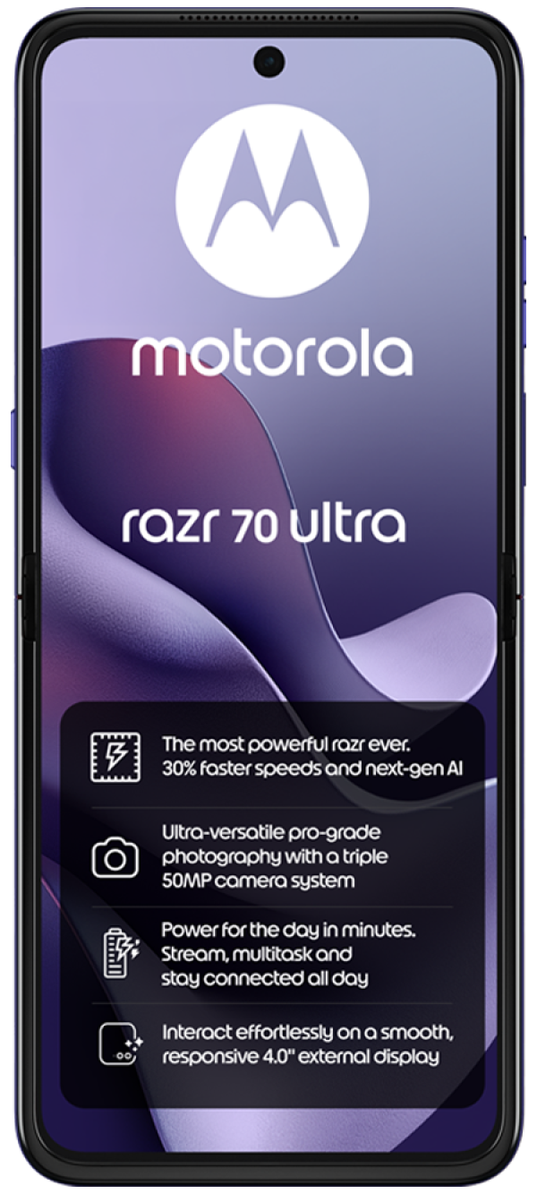 Motorola Razr 70 Ultra 512GB Orient Blue