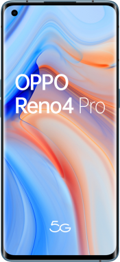 Reno 4 Pro 5G Blue (Front)