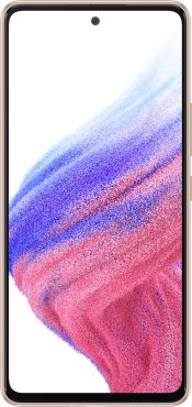 Galaxy A53 5G 128GB Peach (Front)