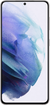 Galaxy S21 128GB 5G Phantom White Refurbished (Front)