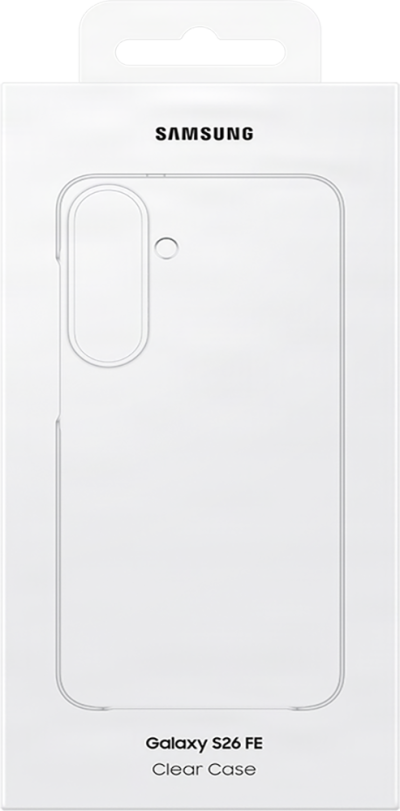S26 FE Clear Case (Front)