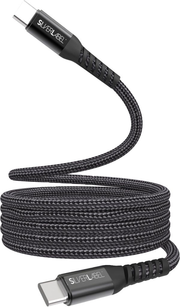 SilverLabel 1m Magnetic USB-C Cable Black