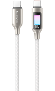 SilverLabel 1m USB-C Cable 100w LED White