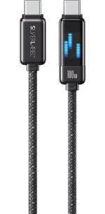 SilverLabel 1m USB-C Cable 100w Pixel Black