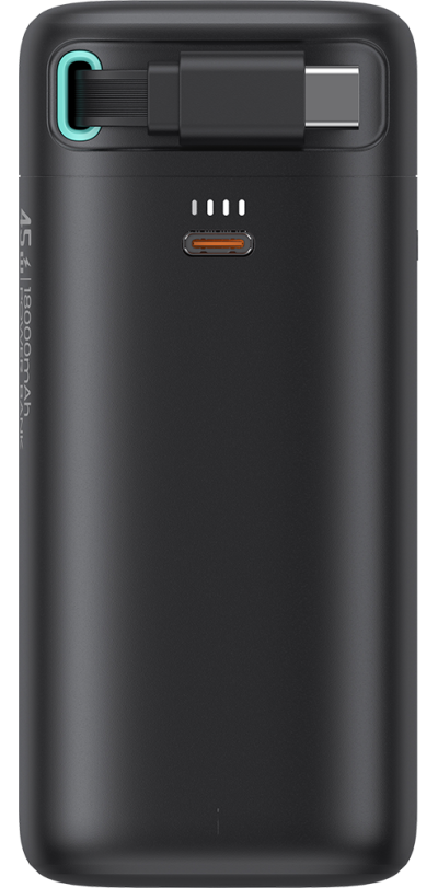 2-in-1 Powerbank and Snap-on Cable Bundle (Front)