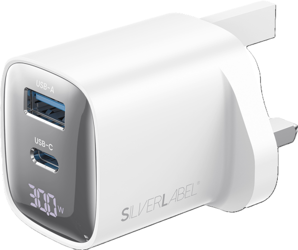 SilverLabel 30w Dual Charger with LED Display