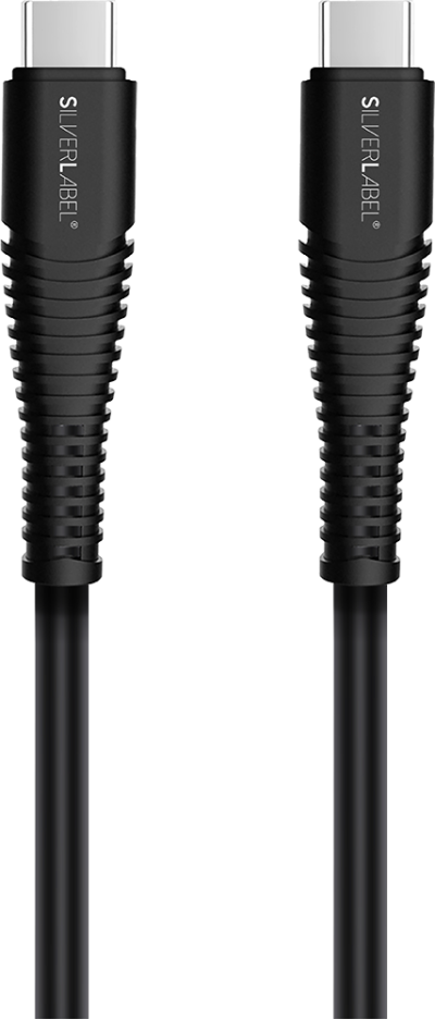 3m USB-C to C Cable Black (Front)