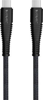 Silverlabel Braided 2m USB-C to C Cable Black