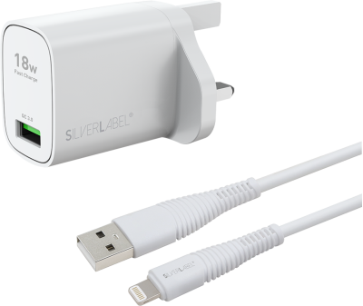 Charger and Lightning Cable Bundle (Front)