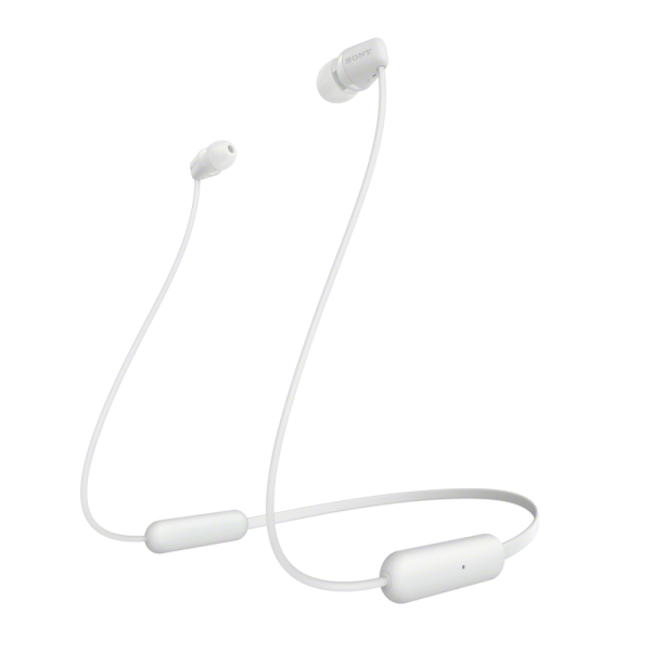 Sony WI C200 Bluetooth Headphones WHITE