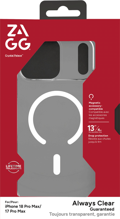 Crystal Palace Snap clear case for iPhone 18 Pro Max (Front)