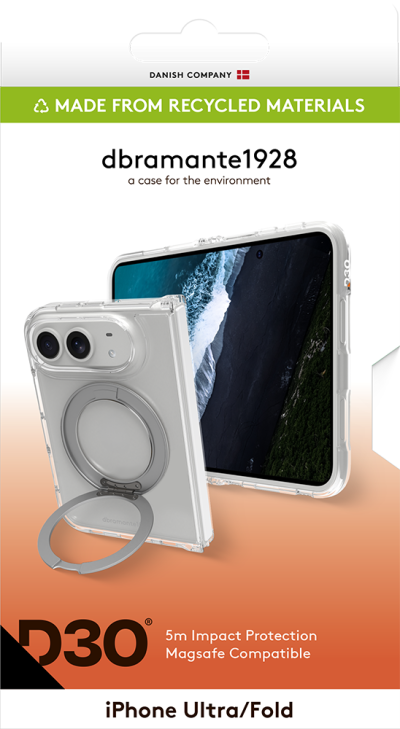 Iceland Ultra D3O Kick for iPhone Duo-Clear (Front)