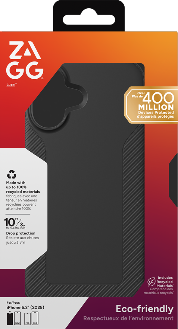 ZAGG Luxe Case for iPhone 17 Black