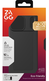 ZAGG Luxe Case for iPhone 17 Pro Max Black
