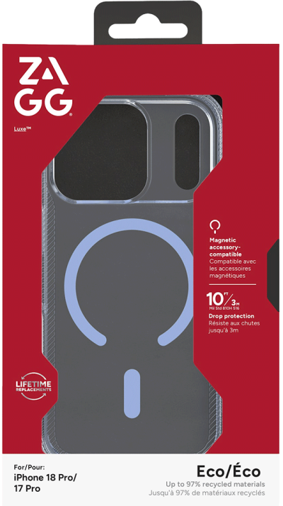 Luxe Snap Blue for iPhone 18 Pro (Front)