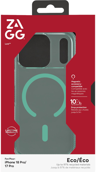 Luxe Snap Mint for iPhone 18 Pro (Front)