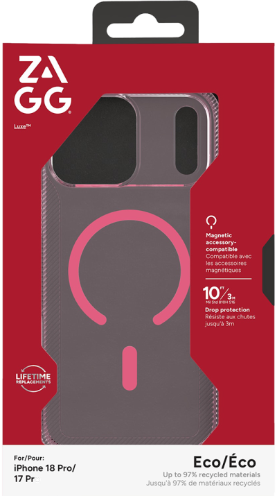 Luxe Snap Pink for iPhone 18 Pro (Front)