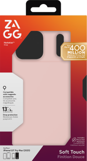 ZAGG Manhattan Snap for iPhone 17 Pro Max Pink Blush