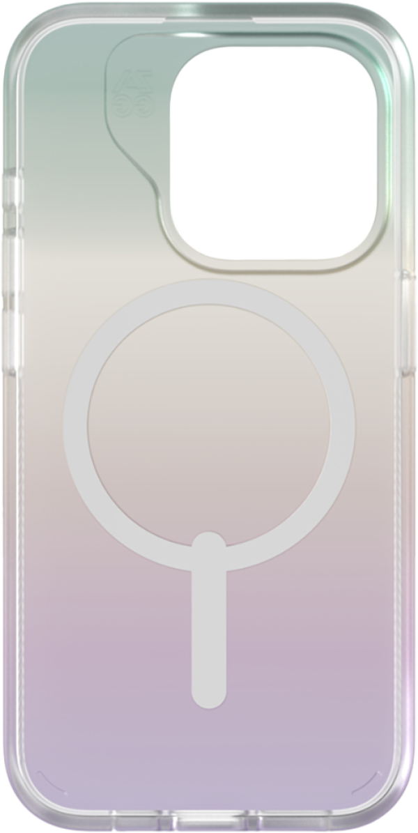 Zagg Milan Snap Graphene Case iPhone 15 Pro Iridescent Clear