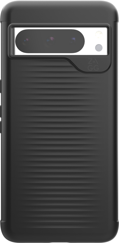 Pixel 8 Pro Luxe Case Black (Front)