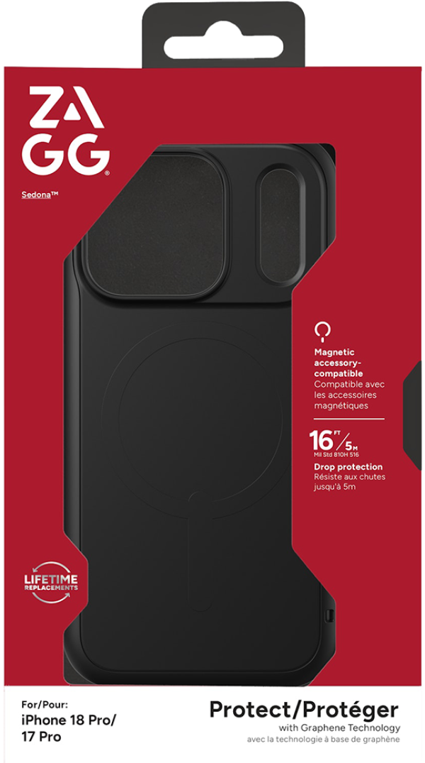 ZAGG Sedona Snap Black for iPhone 18 Pro
