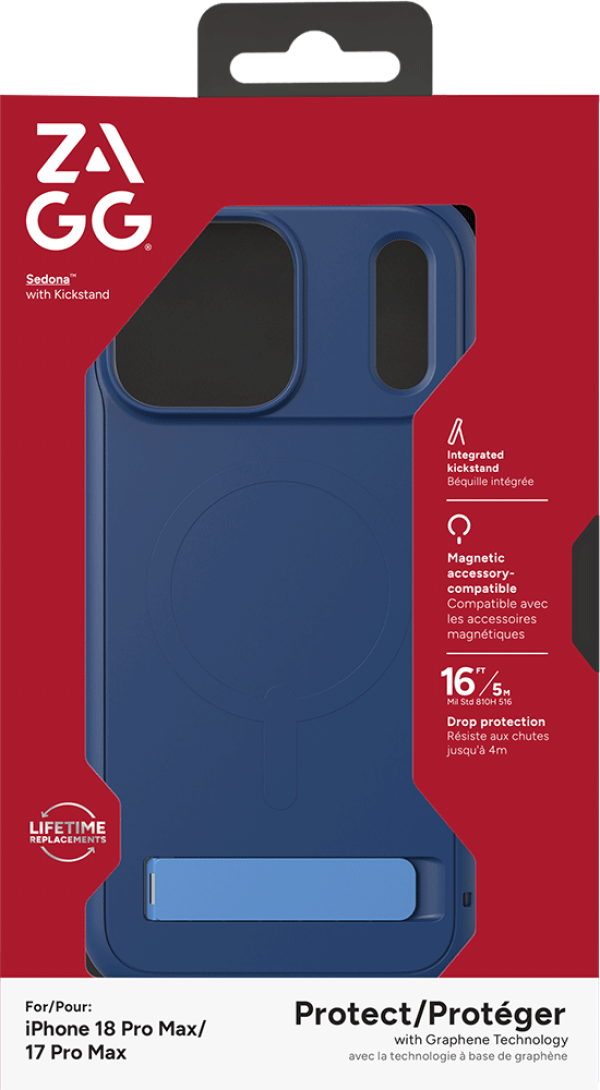 ZAGG Sedona Snap with Kickstand for iPhone 18 Pro Max