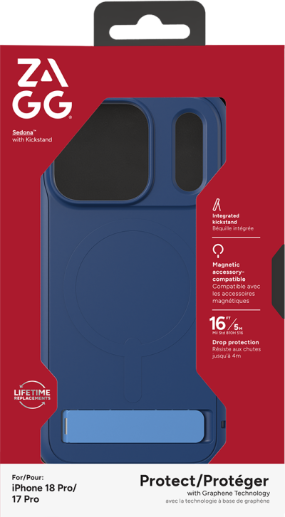 Sedona Snap with Kickstand for iPhone 18 Pro (Front)