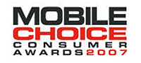 Mobile Choice Consumer Awards 2007